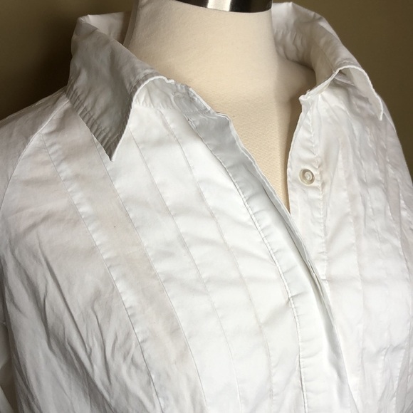 Motto Australia Is hire Cotton Pleated Button Down Shirt L - Picture 2 of 7